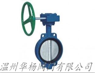 D372X蝸輪傳動對夾式軟密封蝶閥